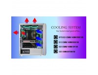 Cube Gaming Dustin White - Tempered Glass ATX Gaming Case