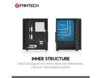 Fantech HEXA CG73 Tempered Glass Casing