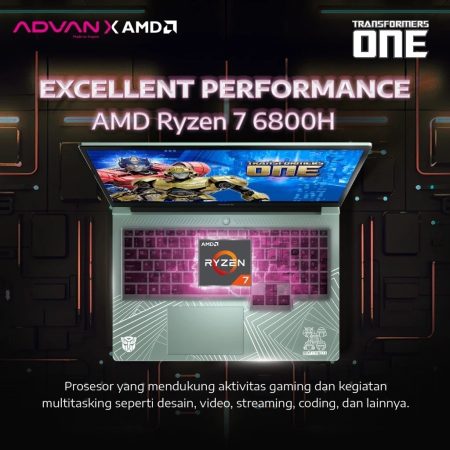 Advan Pixwar Transformer AMD Ryzen 7 6800H, 16 GB, 512 GB SSD